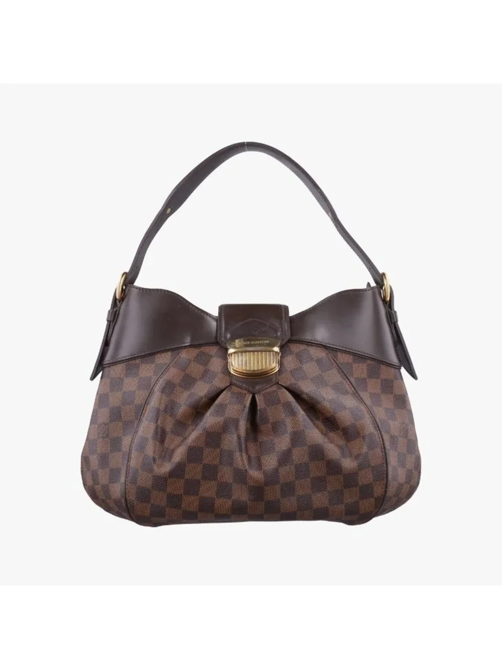 Louis Vuitton Sistine MM Ebene Damier Canvas Shoulder